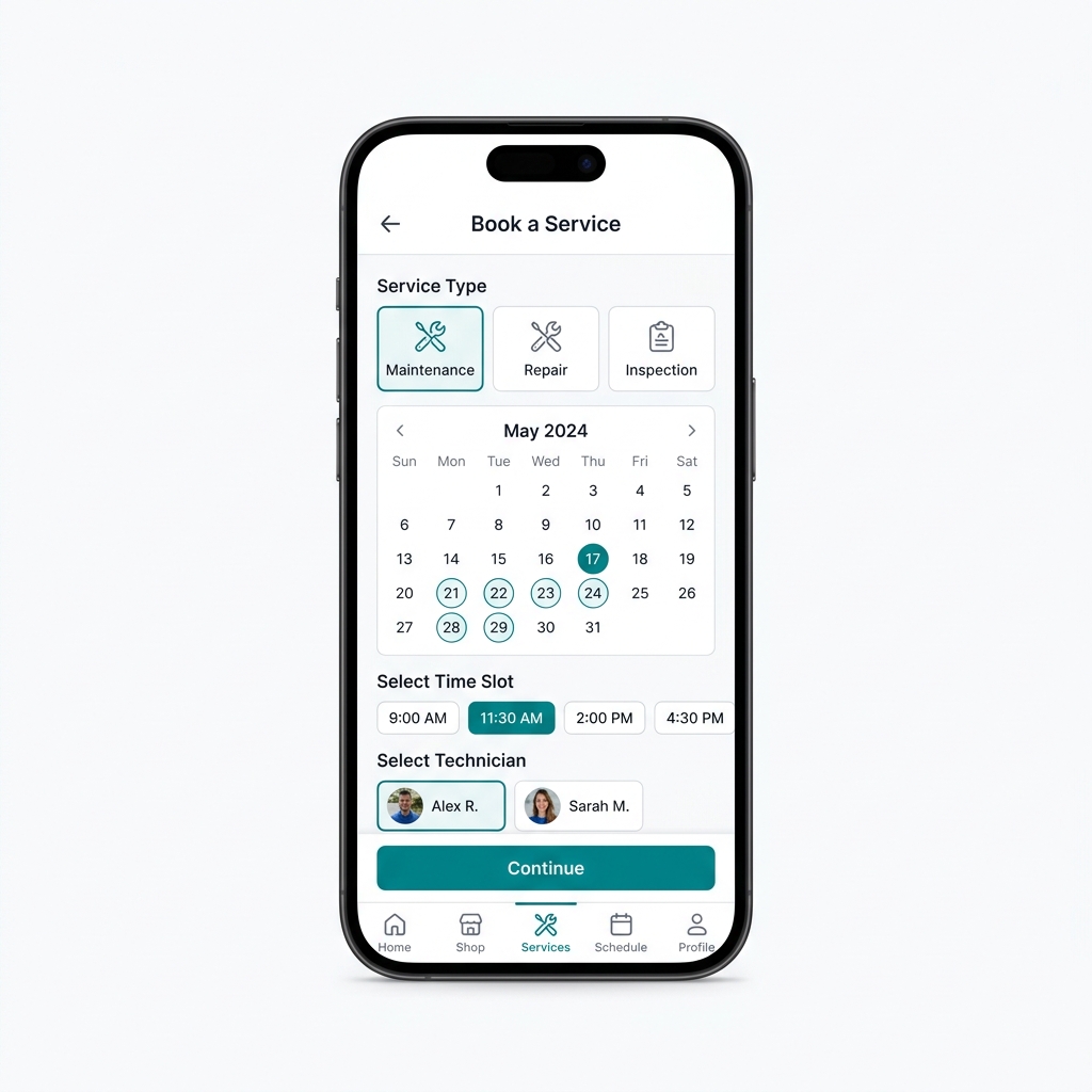 PoolConnex Service Booking