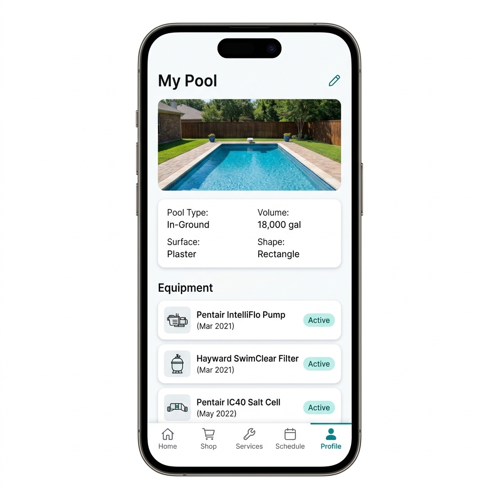 PoolConnex Pool Profile